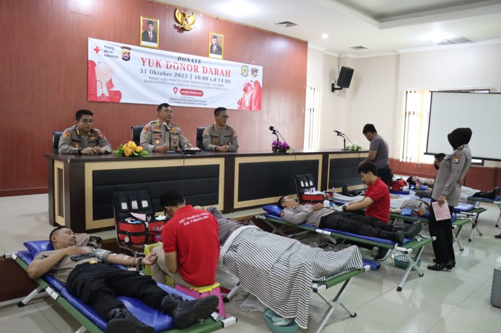 Wujudkan Kepedulian Sosial, Sespimma Polri Angkatan 70 T.A 2023 Bersama Polres Pandeglang Gelar Donor Darah 5 WhatsApp Image 2023 11 01 at 11.20.49