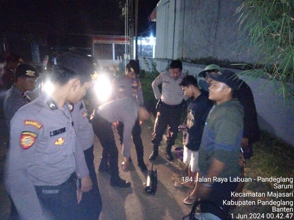 Sat Samapta Polres Pandeglang Gelar Patroli Dialogis Pasca Nonton Bareng Partai Final Sepakbola 6 IMG 20240601 WA0078