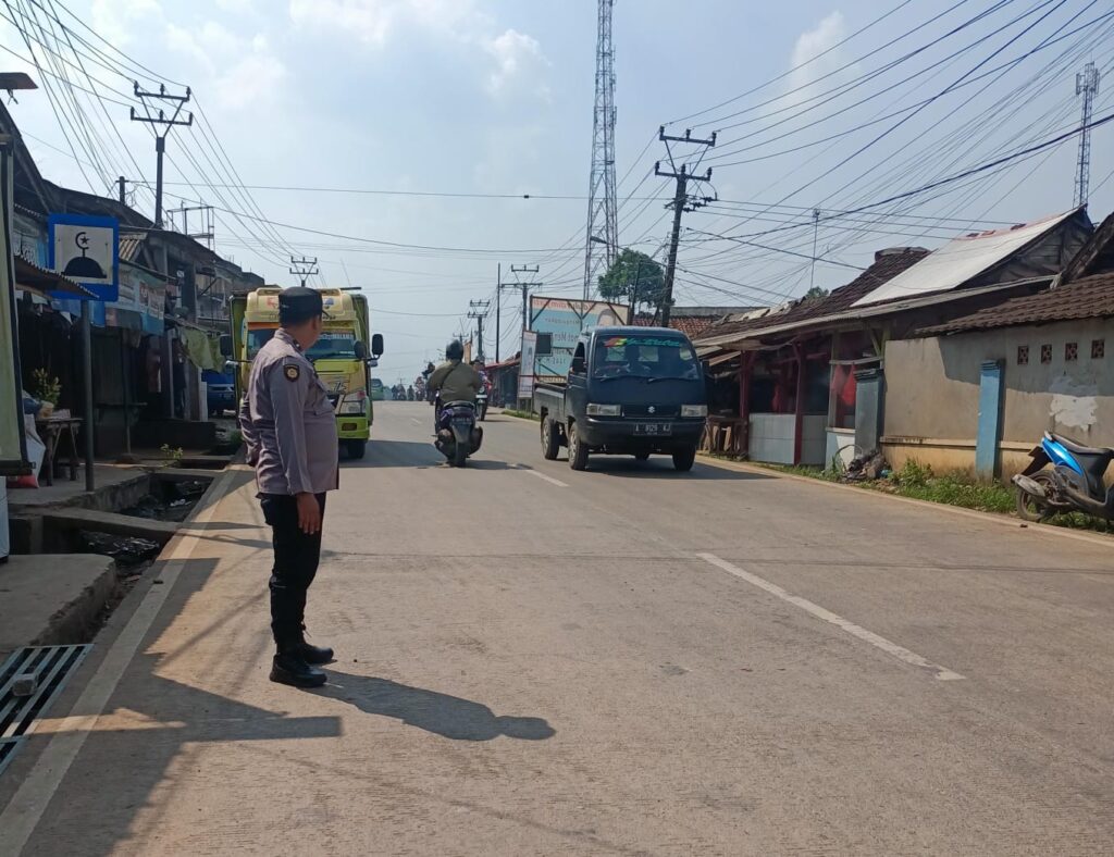 Polsek Bojong Polres Pandeglang Laksanakan Giat Strong Point Pagi 9 IMG 20240609 WA0009