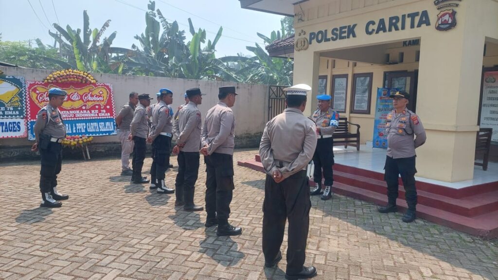 Polsek Carita Terima Kunjungan Kegiatan Gaktiblin dari Propam Polda Banten 4 WhatsApp Image 2024 07 19 at 05.51.39