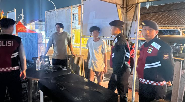 Sat Samapta Polres Pandeglang Gelar Kegiatan Antisipasi Penyakit Masyarakat di Gedung Juang 45 6 ps 1