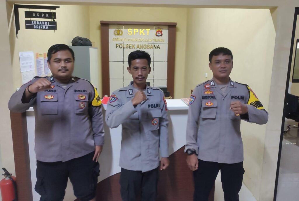 Siap Siaga Mako, Bukti Nyata Anggota Piket Polsek Angsana Jaga Kondusifitas Wilayah 8 IMG 20240811 WA0023