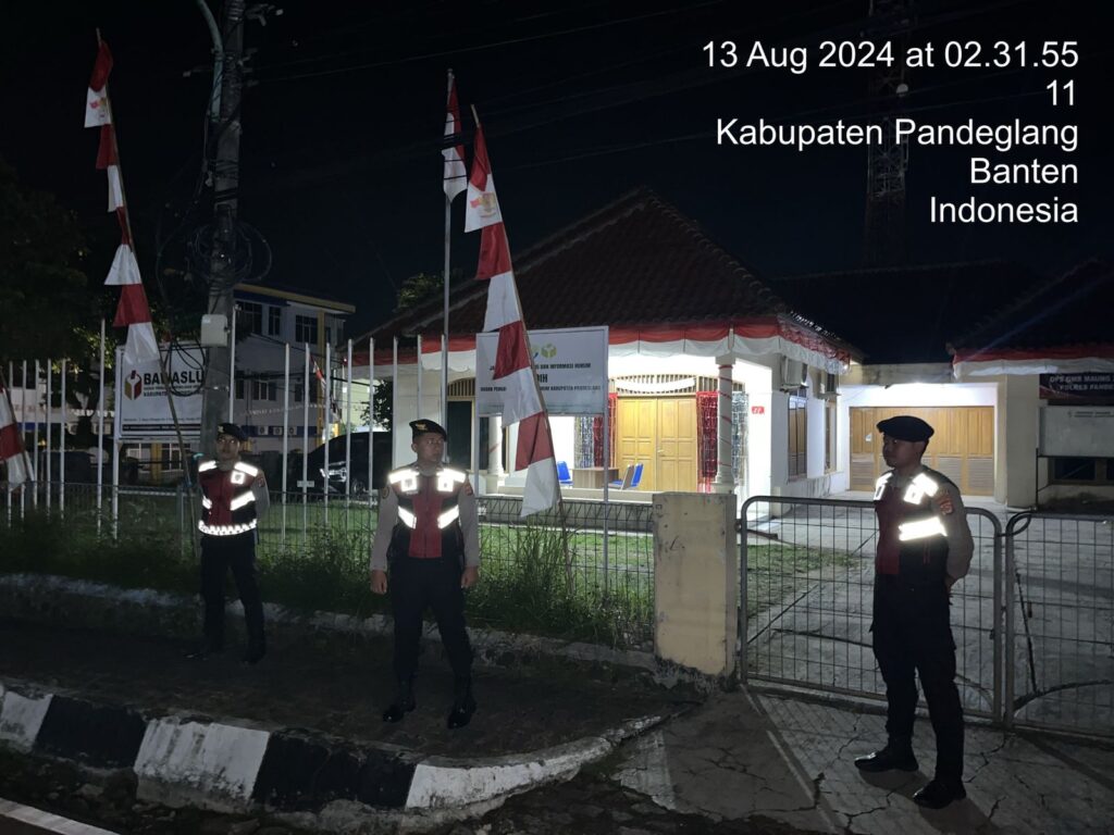 Sat Samapta Polres Pandeglang Gelar Kegiatan Preventif di Kantor Bawaslu 1 IMG 20240813 WA0038