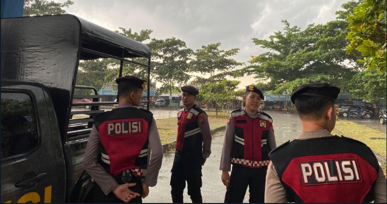 Sat Samapta Polres Pandeglang Gelar Patroli di Terminal Kadubanen 5 PK